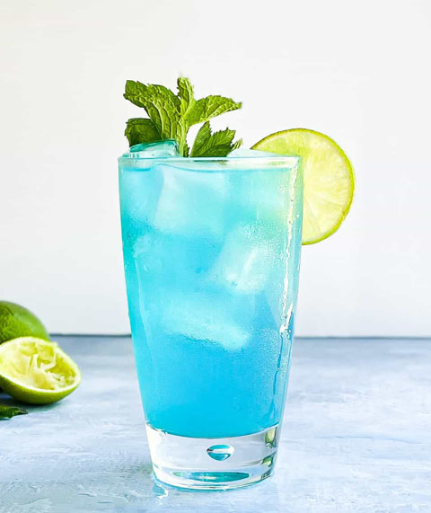 Blue Citrus Mojito